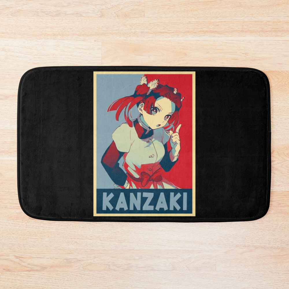 Kanzaki Girl Beauty Demon Movie Slayer Kimetsu Anime Bath Mat