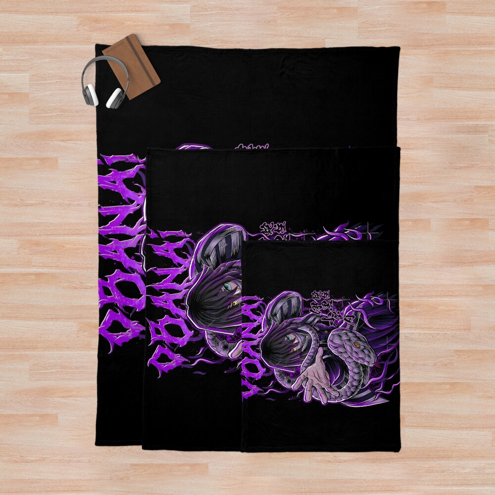 Demon Slayer Serpent Hashira Throw Blanket - Image 3