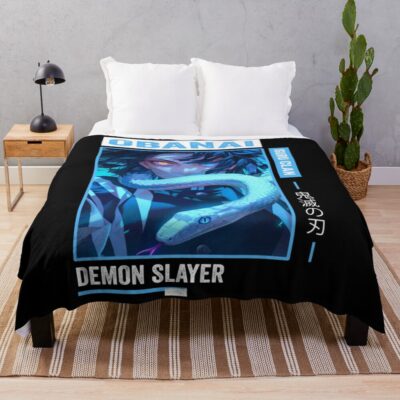 Obanai Iguro Demon Slayer Throw Blanket