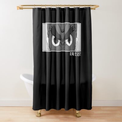 Character Cool Face Demon Slayer Shower Curtain