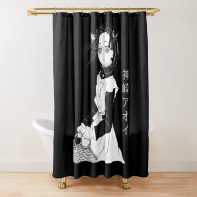 Buterfly In Head Demon Slayer Shower Curtain