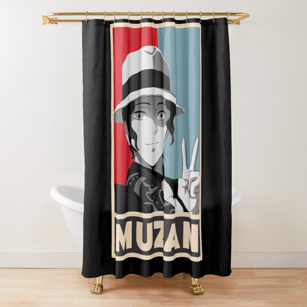 Demon Slayer Muzan Kibutsuji Shower Curtain