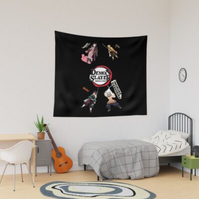 Haunting Squad Demon Slayer Tapestry