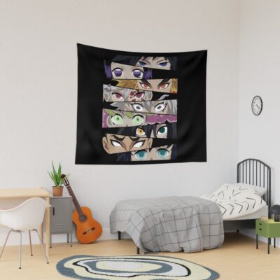 Demon SlayerAll Hashira Eyes Tapestry